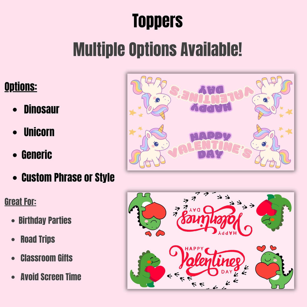 Valentine’s Theme Coloring Activity Sheets | Party Favors