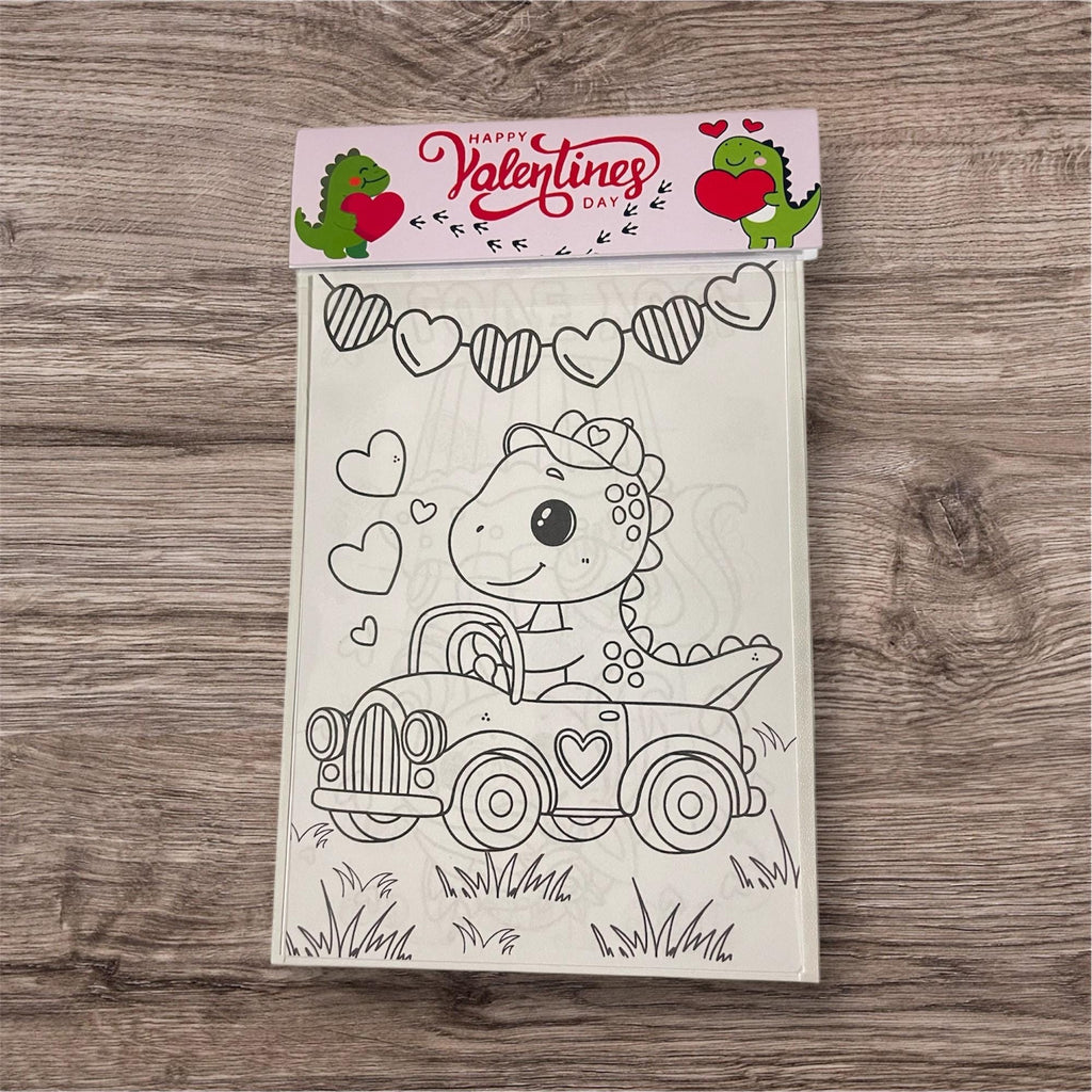 Valentine’s Theme Coloring Activity Sheets | Party Favors