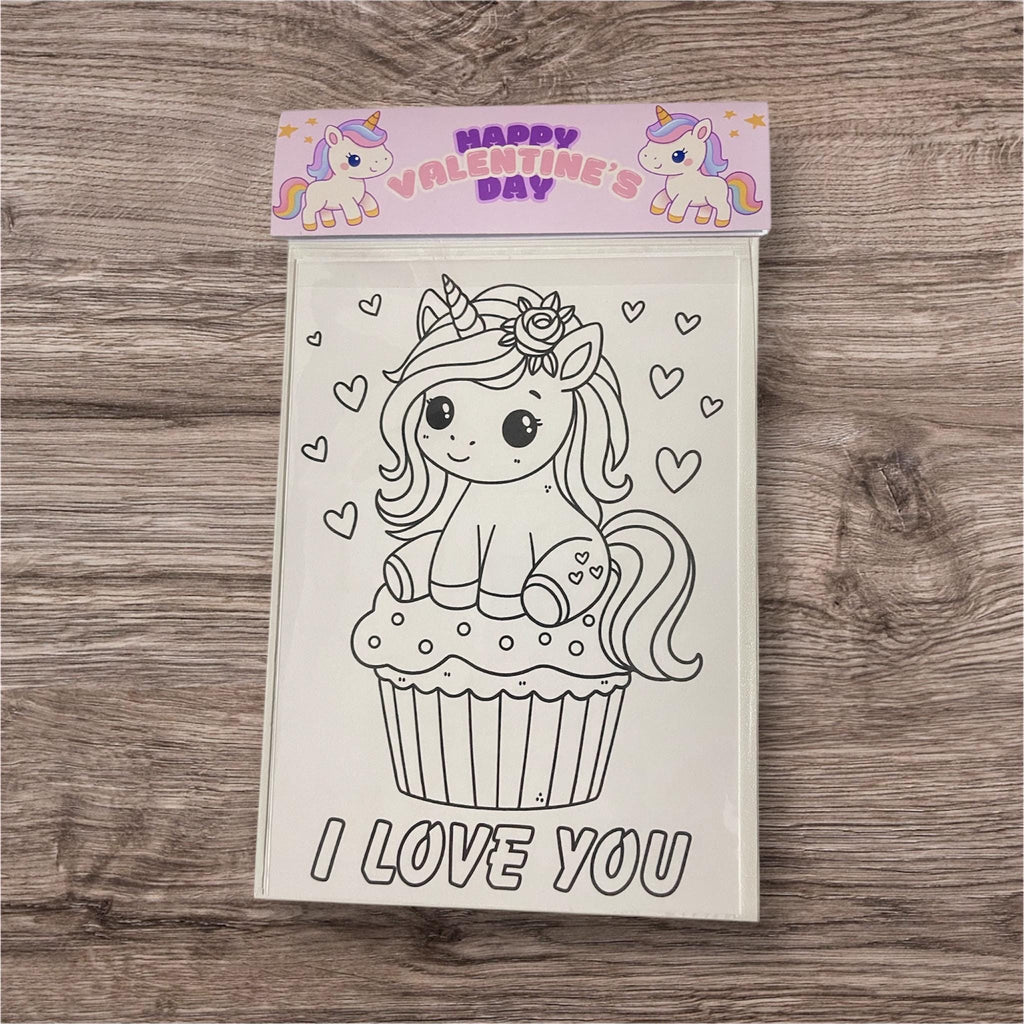 Valentine’s Theme Coloring Activity Sheets | Party Favors